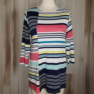 Rafaella tunic style side zipper top